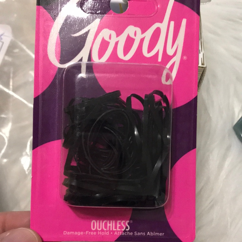 Goody Ouchless Black Hair Elastics - Pack